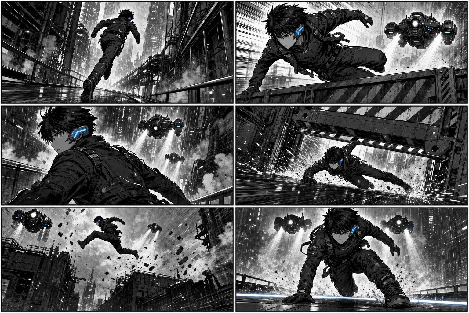 GPT Image 2 six-panel manga storyboard prompt preview